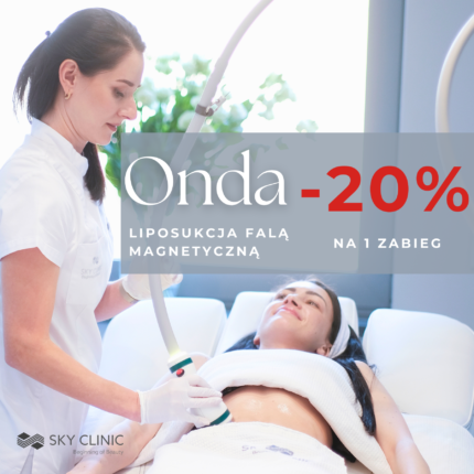 Onda -20% na pierwszy zabieg